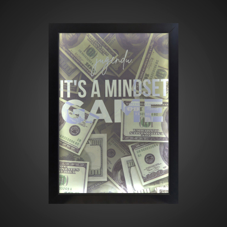 تابلو بک لایت انگیزشی طرح MINDSET GAME کد LPF-13016