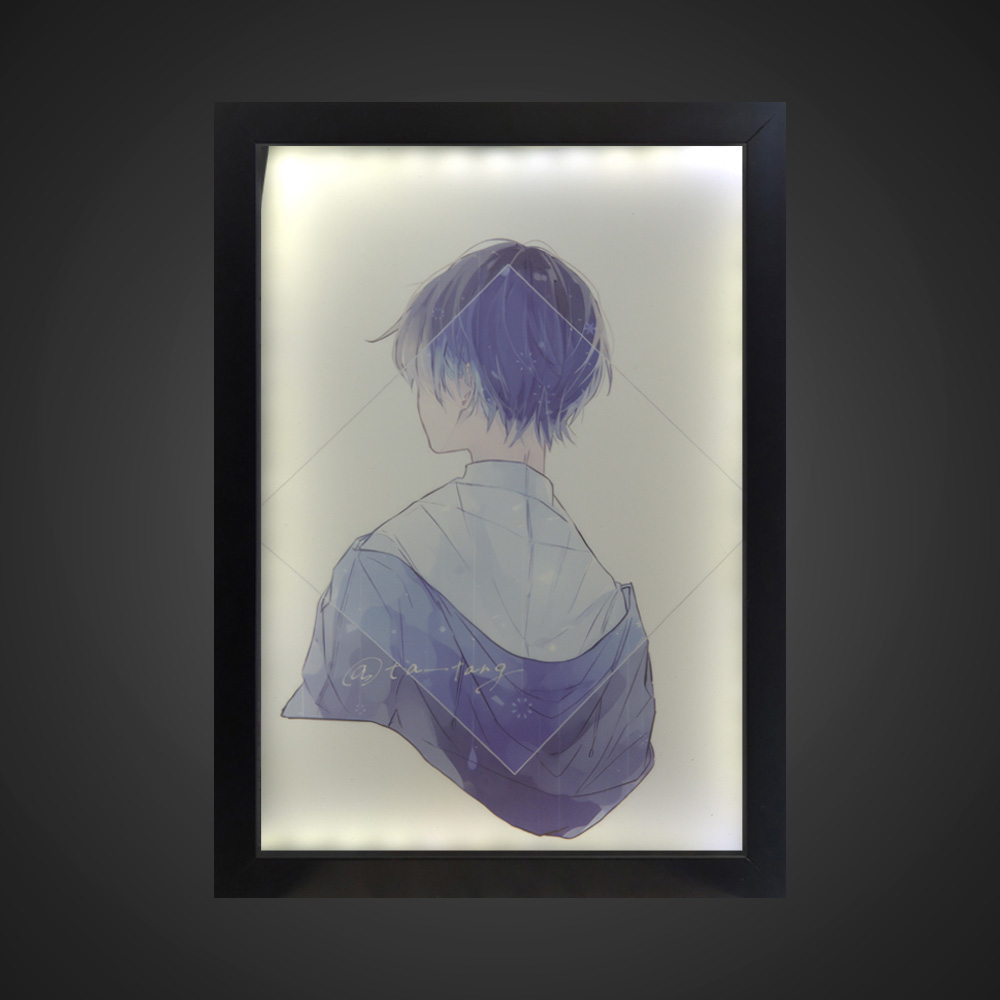 تابلو بک لایت انیمه ای طرح Anime boy کد LPF-11040