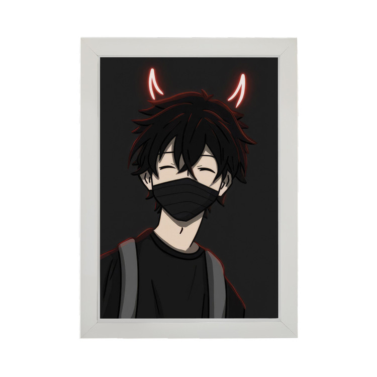 تابلو پسرانه طرح EVIL BOY کد PF-24003